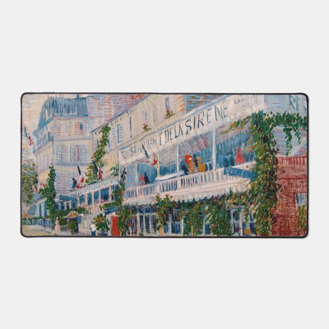 Alfrombrillas De Escritorio Vincent van Gogh - El restaurante de la Sirene (Anverso)