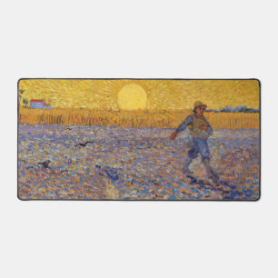 Alfrombrillas De Escritorio Vincent van Gogh - El sembrador con sol poniente