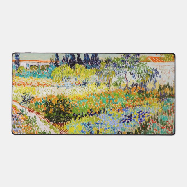 Alfrombrillas De Escritorio Vincent van Gogh - Jardín de Arles (Anverso)