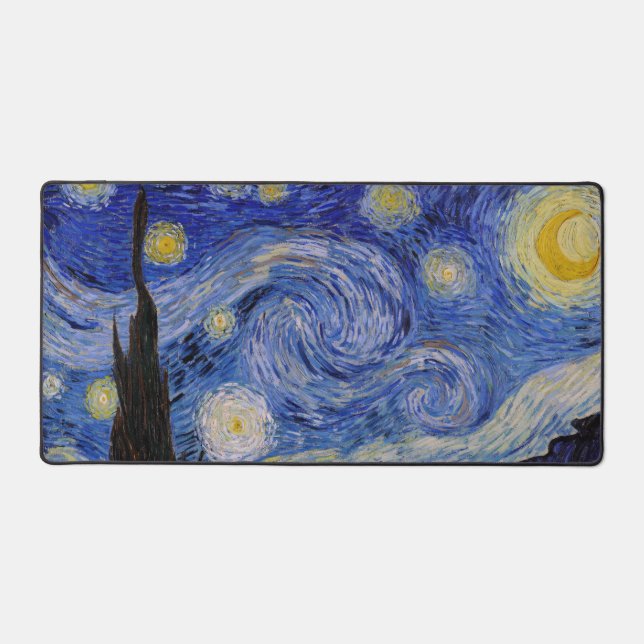 Alfrombrillas De Escritorio Vincent Van Gogh - La noche estrellada (Anverso)