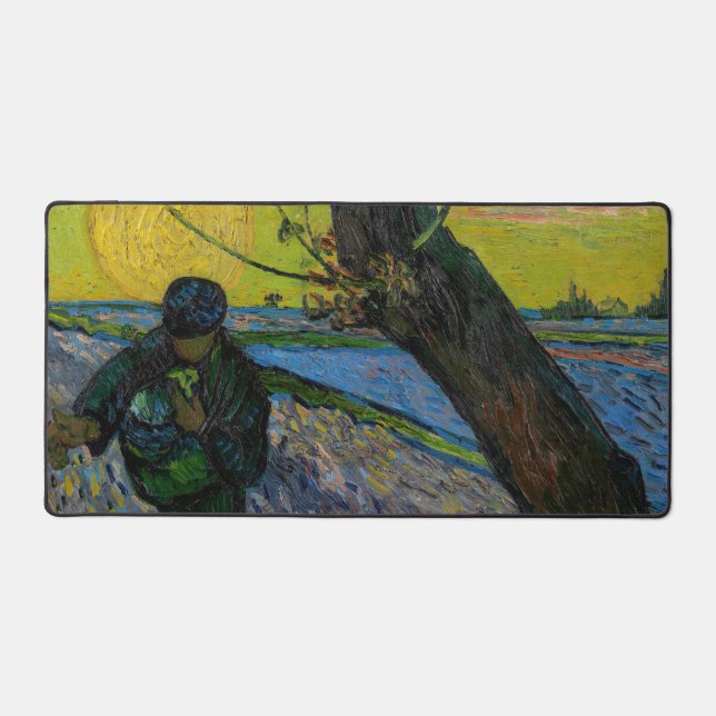 Alfrombrillas De Escritorio Vincent van Gogh - The Sower (Anverso)