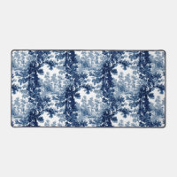 Vintage Cottage Paisaje Toile-Blue & White