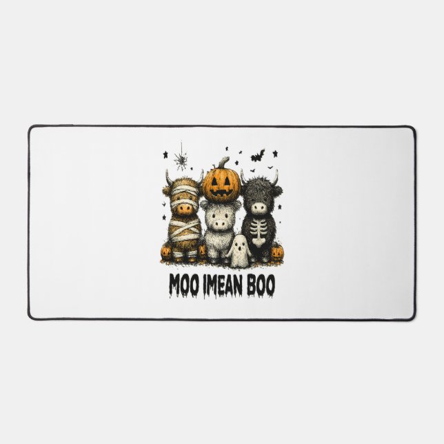 Alfrombrillas De Escritorio Vintage Halloween Bull Sheet (Anverso)