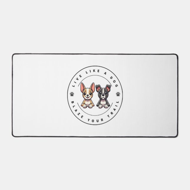 Alfrombrillas De Escritorio Vivir como un perro desmorona tu camino (Anverso)