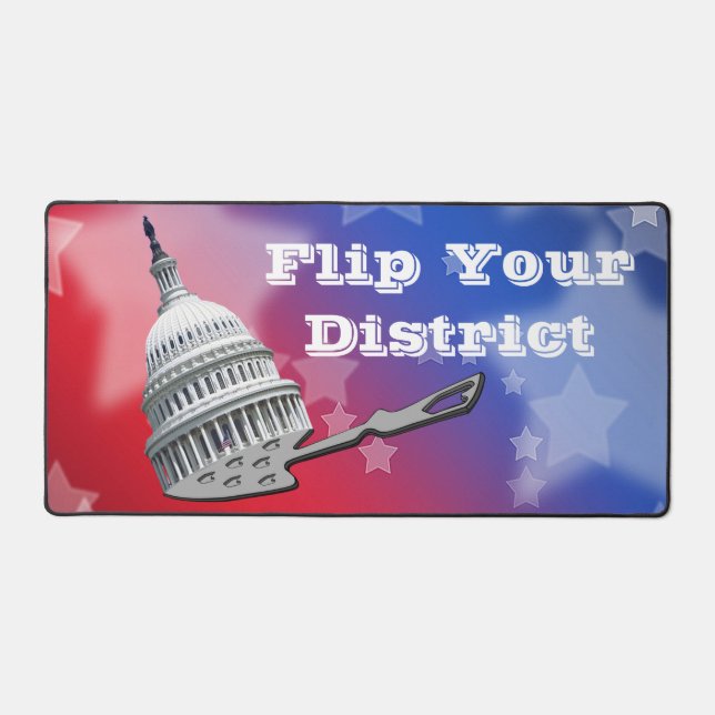 Alfrombrillas De Escritorio Votar por su distrito 2026 (Anverso)