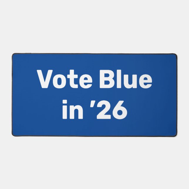 Alfrombrillas De Escritorio Voto azul en 2026 (Anverso)