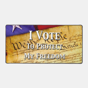 Alfrombrillas De Escritorio Voto Para Proteger Mi Libertad