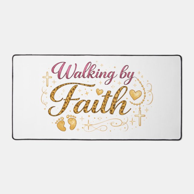 Alfrombrillas De Escritorio Walking by Faith (Anverso)