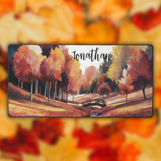 Alfrombrillas De Escritorio Watercolor Autumn Elegant