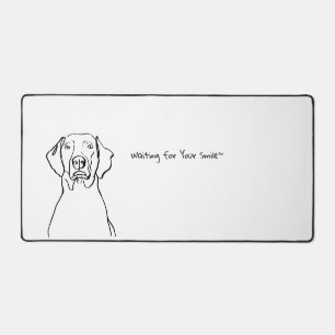 Alfrombrillas De Escritorio Weimaraner Whispers: Espacio de Personalizable