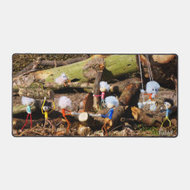 Alfrombrillas De Escritorio Werkende Fubby's in hun houtzagerij.