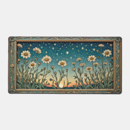 Alfrombrillas De Escritorio Whimsical Wildflower Starry Sunset