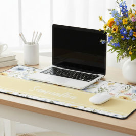 Alfrombrillas De Escritorio Wildflower Colorful Spring Floral  Desk Mat