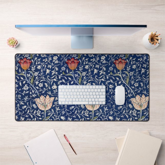 Alfrombrillas De Escritorio William Morris Medway Blue Floral (Oficina 1)