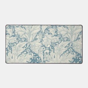 Alfrombrillas De Escritorio William Morris Wallflower damasco azul floral