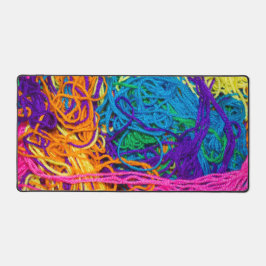 Alfrombrillas De Escritorio Yarn Tangles Colorido Crochet and Kniters Gift