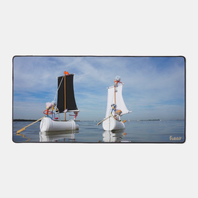 Alfrombrillas De Escritorio Zeilende Fubby's die op avontuur gaan. (Anverso)