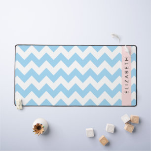 Alfrombrillas De Escritorio Zigzag Azul, Chevron Azul, Patrón De Ondas, Su Nom
