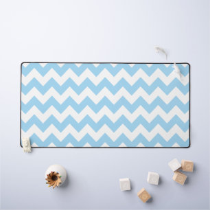 Alfrombrillas De Escritorio Zigzag Azul, Chevron Azul, Patrón Geométrico