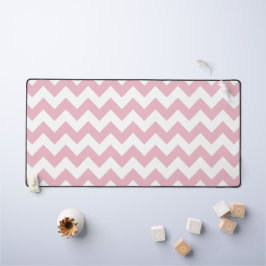 Alfrombrillas De Escritorio Zigzag rosa, Chevron rosado, patrón geométrico