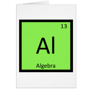 Álgebra de Al Química Símbolo de la tabla periódic