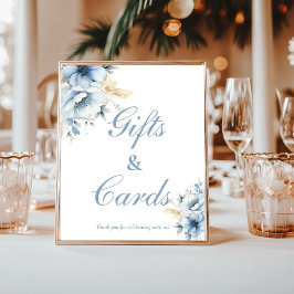 Algo azul antes de hacer azul regalo y señal de ta