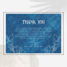 Algo azul antes de hacer la tarjeta de agradecimie