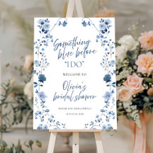 Algo Azul Antes de Hacer Señal de Boda Chinoiserie