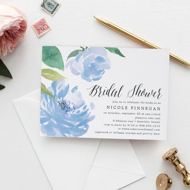 Algo azul | Invitación a la ducha de novia (Subido por el creador)