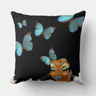 Algo de almohada azul