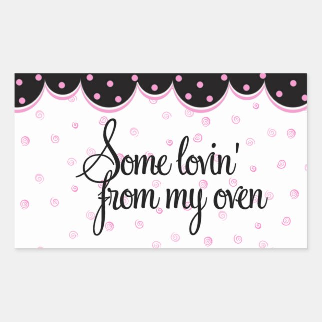 Algo de amor de mis Pegatinas del horno (Anverso)