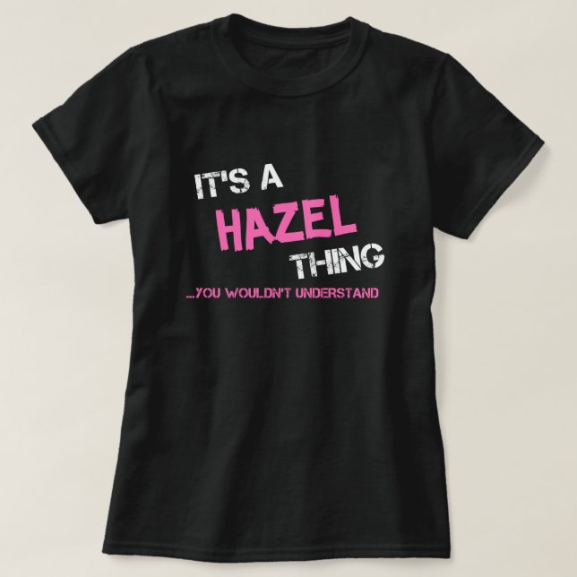 Algo de Hazel que no entenderías de la camiseta (Diseño del anverso)