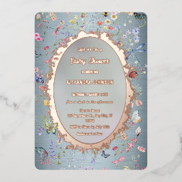 Algo de la invitación al Relieve metalizado de Bab