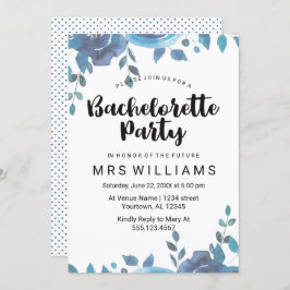 Algo de la invitación de la fiesta de la soltera a