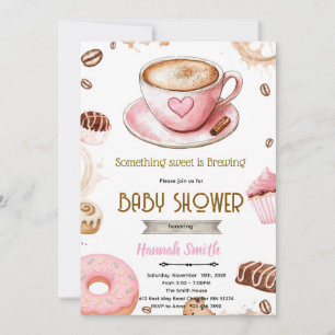 Algo dulce se está preparando invitación para duch