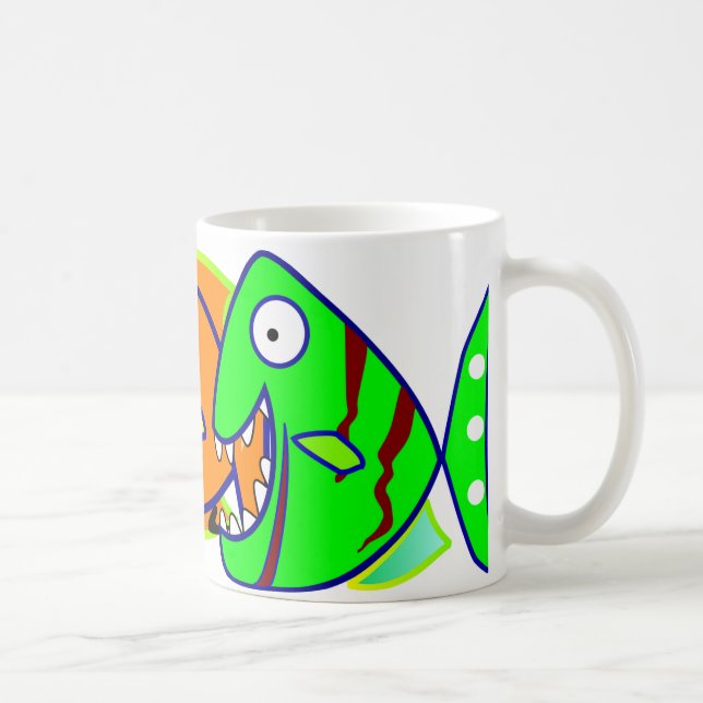 Algo es la taza de café a pescado 11oz 23 por (Derecha)