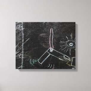 Algo extraño en este lienzo negro 1