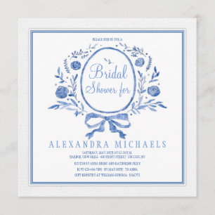 Algo invitación azul