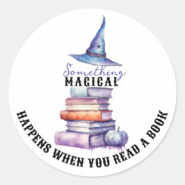 Algo mágico Pegatina de libros