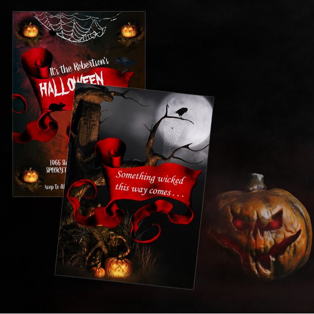 Algo Malo Invitación A Halloween (Subido por el creador)