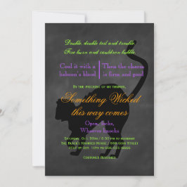 Algo malvado para la invitación de Halloween