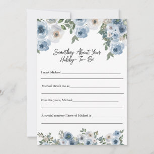 Algo sobre la tarjeta de juego Hubby Bridal Shower