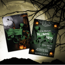 Algo Sombrío, Invitación De Halloween Malvada