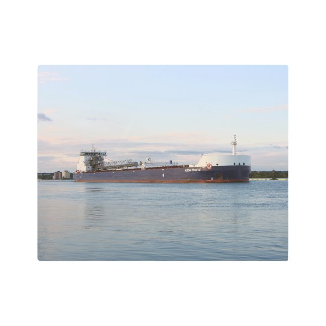 Algoma Conveyor arte mural metalizado (Anverso)