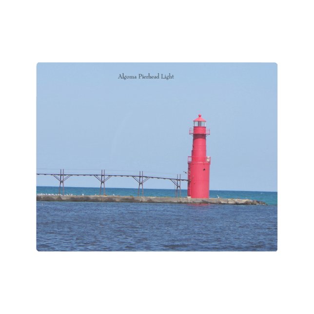 Algoma Pierhead Arte metalizado en la pared (Anverso)