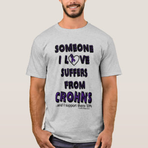 Alguien a quien amo... la camiseta de Crohn