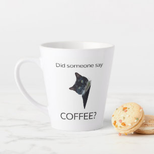 ¿Alguien Dijo CAFÉ? Taza de café latte