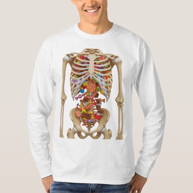 Alguien dijo Candy Long sleeve camiseta Halloween (Anverso)
