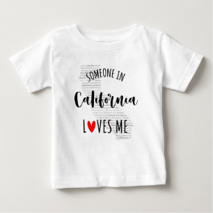 Alguien En California Me Ama Mapear Camiseta Para