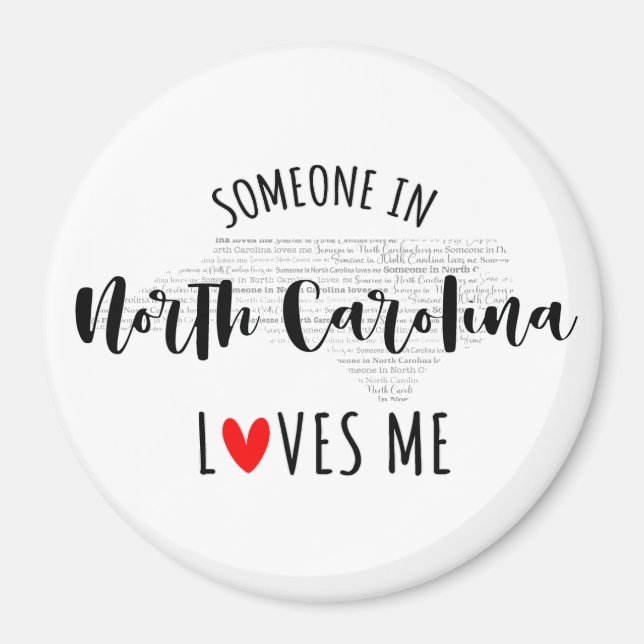 Alguien En Carolina Del Norte Me Ama El Imán (Frente)